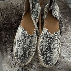 Snake skin sandals